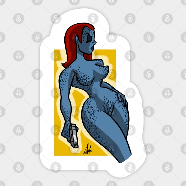 Mystique Sticker by Tuckerjoneson13